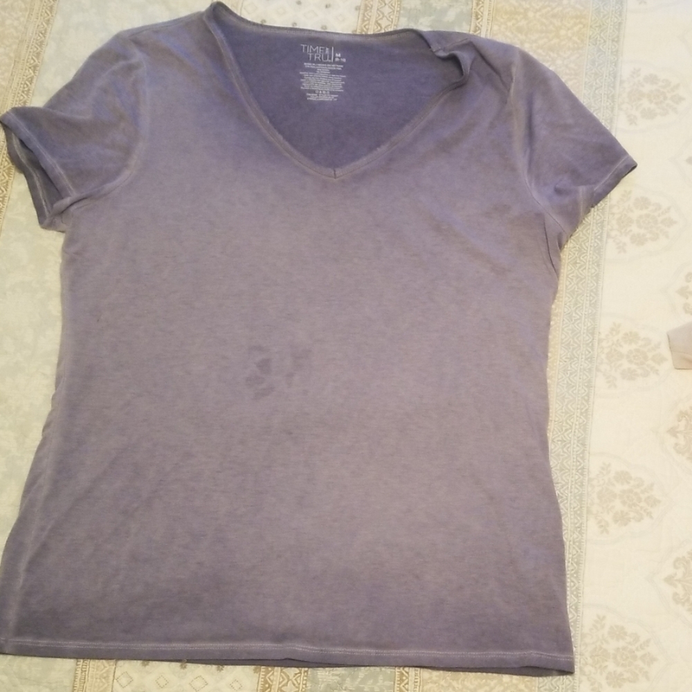 Faded blue vneck